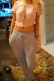 I love this off shoulder top. The color is perfect and the material is nice and soft. - Violet S.