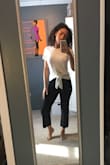 Great quality. Great material. I ordered a small because they were no xs available. It fits a bit big to my taste, but I will still wear it with jeans or black leggings.  I will wear it to go run errands or just when I am looking for something simple and comfortable with a touch of classy. - Mindi-Elyse V.