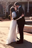 This dress was prefect for my wedding. It was simple but at the same time gave me everything I wanted in my wedding dress!! I wouldn't change anything about the dress!! 100%. - Maggie S.