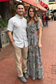 This dress was so fun to wear. I bought this to wear for my wedding rehearsal and while hanging out with friends and family who flew in for the wedding. I have a very small chest so pinned the fabric together higher for my personal preference. The length was perfect to wear with my mule heels. - Kelsey F.