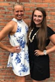 I loved this dress! I have broad shoulders, and this halter top fit perfect. I wore it for my rehearsal dinner and for the Kentucky Derby. - Mandy E.