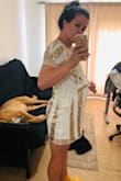 I always order a medium and this was the first time it did not fit well at all. Based off the size chart I was a medium, and that is what I usually always order. Very disappointed and unfortunately it was a final sale - Emily G.