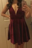 Got this dress for New Years and I loved it! It's so comfortable, it feels like you have nothing on. Even with the deep v it looked classy and way nicer than the price suggests. Got so many compliments and loved wearing it - Kelsie J.