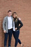 Love, love, love. This jacket is so soft and you can feel good wearing it since it is vegan. I am very picky when it comes to leather jackets but this was a perfect find. It was a little tight on my arms so I went up to a medium but otherwise great fit! - Danielle