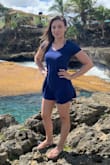 I purchased this dress for my trip to the Dominican Republic and I am SO happy I did! Even though it was a bit breezy, I didn't have problems with it blowing up, I also wore a bathing suit under it so I wouldn't have worried too much if it had. It was so comfortable, the material is soft, it looked super cute and matched the suit I wore under it perfectly! I highly recommend buying this dress and I will be buying every color for the summer! Trust me, you won't regret it! - Maria H.