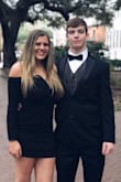 This dress was super cute, didn't show too much, and fit perfectly! I have a larger chest and the medium fit just right. I would definitely recommend. It is a tight fit dress, but shows off curves. - Krissi G.
