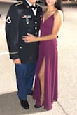 It's a nice dress and simple. I decided to order XS even though I'm always an S and it's still a little big. I got it altered and I love it. - Cynthia V.