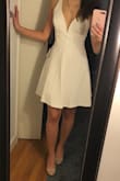 I ordered size small which was too loose, returned and got size extra small. Fits perfectly. I'm going to wear it for my wedding. - Sandra S.