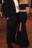 Very elegant dress, did run a bit large. I had to have it taken in, but I got so many compliments and felt beautiful at a black tie wedding. - Michaela D.