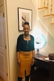This skirts fits nicely for the office. I love the color and material, it's good quality. - Fatahia C.