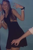 I love the dress!! It fits really well and looks perfect!! I wore it to my winter formal and I got lots of compliments. Would definitely recommend buying this dress and would definitely buy off this site again!! - Eva D.