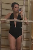 It was a little hard to get on because the waist is small, but I have a big butt. Once I got the waist part over the humps, I was in business. This bathing suit is super cute. Fits where it needs to. Hides what it can and makes you look like Hollywood...I ordered a large to compare. This suit fits like a glove tho. - Cheri M.