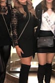 I was looking for a little black dress that would be perfect for a bachelorette, but not too scandalous. I have broader shoulders, so I sized up from my normal medium and was glad I did. It fit like a glove and is made with heavier material. I'd recommend this dress. - Lauren B.