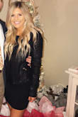 I was extremely impressed with the quality of the material of this dress! It fit perfect in all the right places! I will be wearing this often!!! I paired it with a leather jacket and it looks amazing! - Shali B.