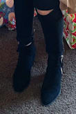 I have these in both black and taupe and wear them everyday!! They fit true to size and are super comfy! - Shali B.