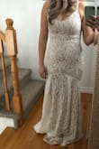 I bought this dress for my outdoor family ceremony this coming summer and am totally in love with the material and how it fits. I was so nervous ordering online, but I'm so happy I did! Highly recommend. Ordering all of my bridesmaids dresses from this site! - Haleigh C.