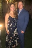 This dress is very forgiving and flattering. I was able to wear a strapless bra and you could not see it through key hole in back. I have two young babies and still have some weight to lose, but this dress made me feel beautiful and sexy. Great for every body and I got many compliments. - Cinnaree B.