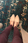 Comfortable, looks like an expensive shoe, true to size. Sorry for the ugly airport carpet! - Tamilyn D.