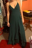 It was a little long but fit like a glove otherwise ( love a lace up). Great quality and bought the strap heel gold shoes to match. Prom ready!!! - Lisa P.