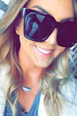 These were exactly what I was looking for... large, fabulous looking shades for a great price! I also purchased another pair with the silver reflective lenses. Love them both! I live in Arizona and these are a perfect accessory for hot days by the pool! - Monica L.