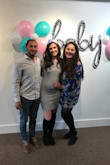 I wore this dress for my gender reveal party at 21 weeks pregnant! It is so comfy and super cute/stretchy. The sizing is so forgiving. I ordered a small and my pre pregnancy body would definitely fit into it just as well! - Shannon G.
