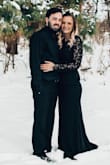 Runs large around hips. Was hoping for more form fitting. Very pretty dress. Ordered xsmall and it was still too big. Kept bunching up and the hips. - Karly G.