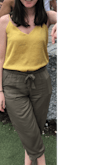 I love these pants. They are super comfy. I have worn them several times. Quality is really good. The material is soft. I highly recommend them - Andrea G.