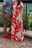This dress is so comfy. I wore it several times already. It gives shape to the body and the color is beautiful. I got it on sale, but I would pay full price if it was necessary. You won't regret this purchase! - Andrea G.