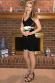 Very flattering dress... got many compliments... I'm pretty tall and had no worries about it being short - Brandy N.