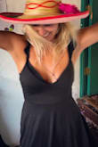 Such a fun little dress. Very comfortable and stretchy. Totally can dance it it. - Alicia B.