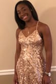 This dress was awesome! My daughter wore it for the OMS "WINTER FORMAL." I am not sure if the measurements are correct above. But she is a small frame girl! THE DRESS WAS A TOTAL SUCCESS!!! - Gazel G.