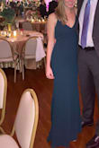 This dress was absolutely perfect! The material is a thicker material that hugs your body and is flattering. It fits perfect, but doesn't weigh you down. I was able to wear it with heels and it was the perfect length, no alterations needed. I usually get mediums in shorter dresses from Lulus since they are tighter, but I ordered this in a small and it was the perfect fit without being too tight. - Lindsay H.