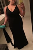 Because I'm short and also have a short torso, I had to have some alterations done to the hem and the shoulder straps, but this dress is amazing. Great fabric, great fit and super flattering, even on a big girl like me. (-; - Christina
