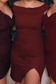This dress was not only beautiful and classy but so comfortable and flattering. No bra needed and hugs your curves perfectly! - Tani C.