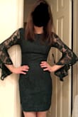 I should've known what I was getting into with the pictures, but wow I couldn't handle the sleeves. The body of the dress fit great and was very comfortable, but the sleeves draped down far more than expected and seemed like they would be a distraction. I'm sure this would be a good find for some, but not my style. The hunt for a green dress continues! - Amanda H.