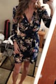 Love this dress! I've worn it to bridal showers, Easter, and even work events.  I was worried about getting into it, as there is no zipper, but it wasn't a problem. Be careful with the front though - it can open up a bit and show off some extra cleavage. - Anesah A.