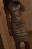 I loved the color of this dress!! It ran a little big, but after I sewed it up it fit like a glove!! The length is really classy and has adjustable straps which is great! - Julie W.
