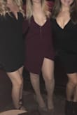 It was a little big. I got a medium, and I'm usually a medium or size 6. It bunched up a little in the back, and the slit kept riding up when I walked. I wore nude tights underneath. I would still wear it again, but I recommend nude tights or something to help with the slit riding up. - Jacinda F.
