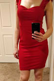 I love the color and the material! Cute ruffles! Can't wait to wear it on Valentine's day! - Iaroslava R.