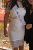This dress is so gorgeous and classy with a little sexiness to it! I ordered it for my bridal shower and ended up taking it on my bachelorette as well. It accentuated my curves in all the right places and the cut outs are positioned perfect. I originally ordered a medium which is my typical size in Lulus dresses and it was slightly too big, reordered a small and it was perfect!! - Jacqueline C.