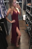 I will be wearing this for my engagement photos. It is long so if your short you'll need to get it hemmed. I'm 5'8" so this will be perfect with heels. - Jennifer H.