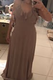 So I ordered this dress as a backup to the one I planned on wearing, but I fell in love with it so much that I decided to go with this one instead. The color is absolutely gorgeous. The material hides everything I don't like showing and extenuates everything I love. I'm really excited to wear it next week! It's chic, classy, and comfortable! - Yuval E.