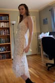 I originally ordered a medium since I'd never shopped at Lulus before. I quickly realized after trying on the dress that I'm a small! I exchanged it and now it fits like a glove. It's gorgeous and I plan to wear it to my wedding party! - Monica H.