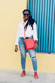 The jeans are so comfortable and easy! I purchased them for a vacation that I wanted to pack light for. They were comfortable to travel with (on the plane) and to walk around in once I landed. WORTH EVERY CENT. I bought a size 9 just because I wasn't sure how it would fit. I used a pair of free people jeans that I have that felt a little snug and then sized up when purchasing these jeans. Even though I could have gotten a smaller size, the jeans are amazing. - Justine B.