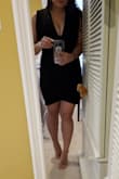 The fit is perfect and the way the dress holds your body feels great. I usually wear bras, but this dress design and thick material hold your figure really well, yet it's also stretchy enough to make you feel comfortable in it. I love this dress, and would love to buy in another color. It's a good basic cocktail dress to have all year round. - Songyi G.