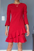 This dress is pretty cute. I ordered size xs and it fit me. - Huong N.