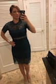 This dress is so comfortable and flattering. I wore a regular nude bra and you couldn't even tell. - Alicia N.