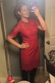This dress is amazing, I bought it to wear for summer weddings, but as soon as I got it I wore it to date night. I feel super prettt in this dress, the lace is perfect. Very romantic vibes with this dress. I ordered a large and it fits great. - Alex G.