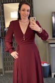 Absolutely LOVE this dress! I bought it for a Military Dine Out. I was looking for something that was comfortable but still dressy enough for this type of event. Well this dress definitely hit the mark! I received so many compliments all evening. My husband hadn't seen it on me until the night of the event. He said I looked classy sexy. He loved it! So in love with this dress!!! - Jennifer S.