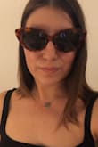 Totally in love with these! They are a little loose on my head, so I can't easily wear them on top of my head when moving them out of your face. They also are definitely more for style. The sun comes in on the sides and makes some reflection with how big the frames are. I would say that's the only downside to this particular style. Quality, weight and color all fantastic! - Monica A.